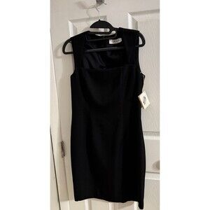 Taiga Paris Women’s Sleeveless Sheath Dress Little Black Dress Size 6 NWT